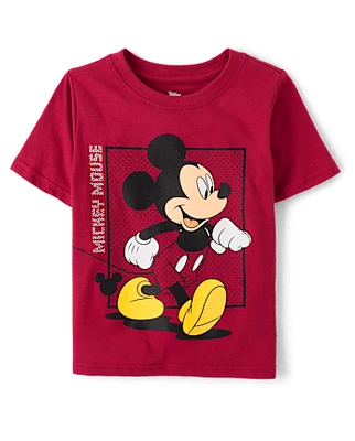 T-shirt graphique Mickey Mouse pour bébé et tout-petit garçon