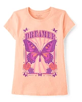 Girls Butterfly Dreamer Graphic Tee