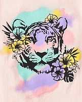 Girls Tiger Graphic Tee