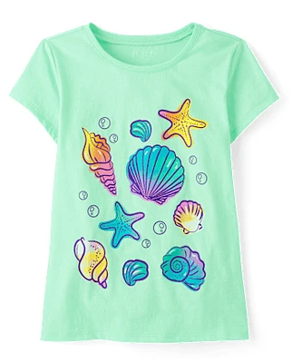 Girls Seashell Graphic Tee