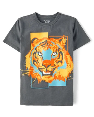 Boys Lion Graphic Tee