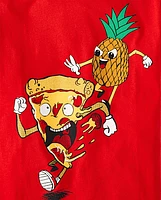 Boys Pineapple Pizza Graphic Tee