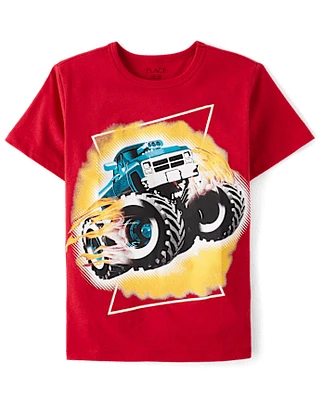 Boys Monster Truck Graphic Tee