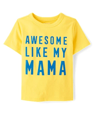 Baby And Toddler Boys Mama Graphic Tee
