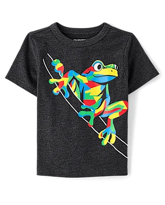 Baby And Toddler Boys Frog Graphic Tee