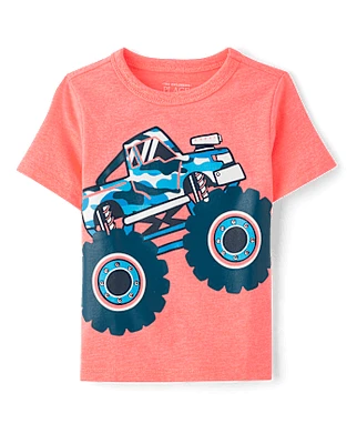 Baby And Toddler Boys Monster Truck Graphic Tee
