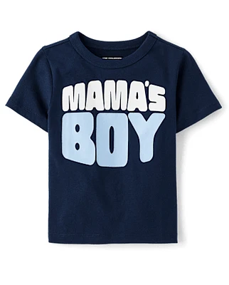Baby And Toddler Boys Mama's Boy Graphic Tee