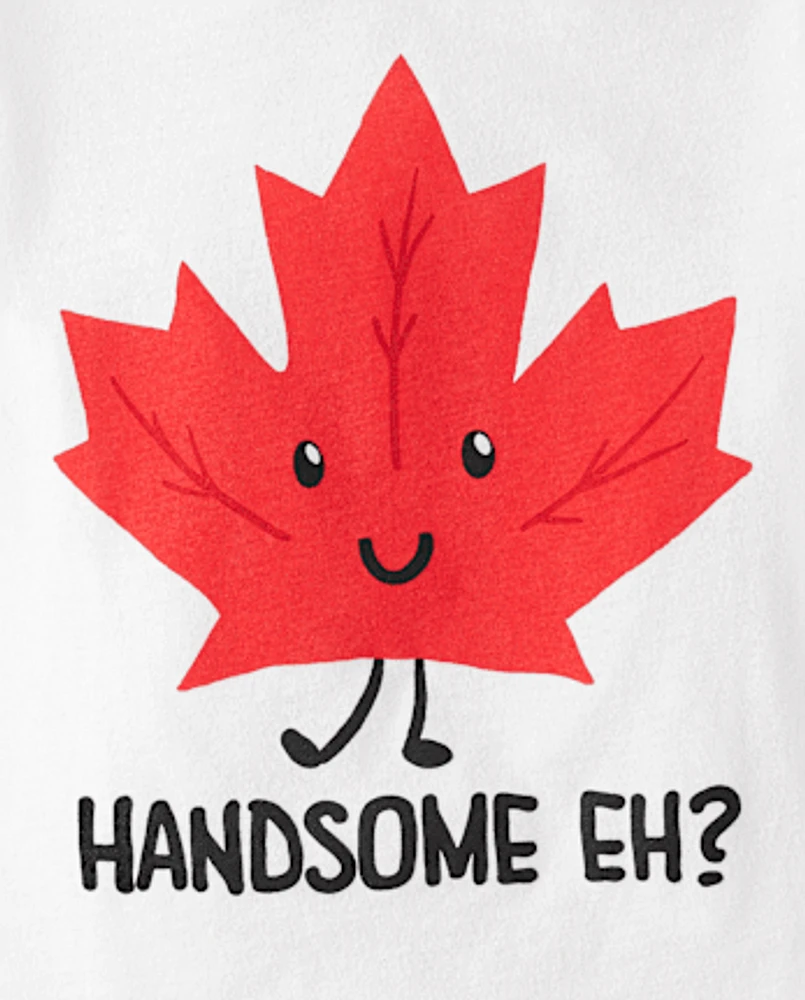Baby And Toddler Boys Canada Day Handsome Eh Graphic Tee