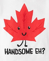 Baby And Toddler Boys Canada Day Handsome Eh Graphic Tee