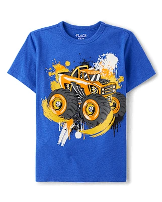 Boys Monster Truck Graphic Tee