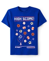 Boys Sports Video Game Graphic Tee
