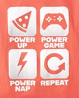 T-shirt graphique avec icône de jeu vidéo pour garçon