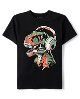Boys Dino Gamer Graphic Tee