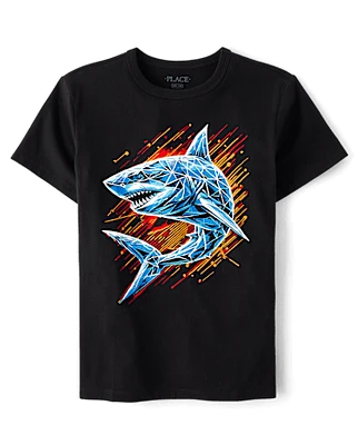 Boys Shark Graphic Tee