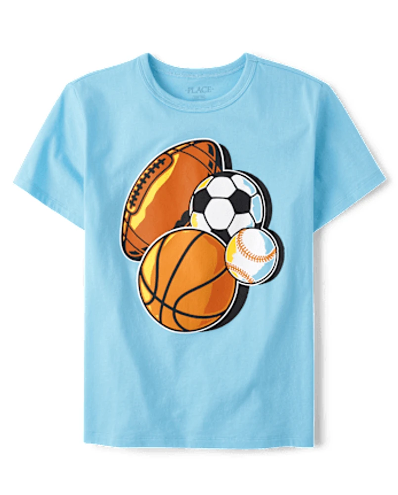 Boys Sports Graphic Tee