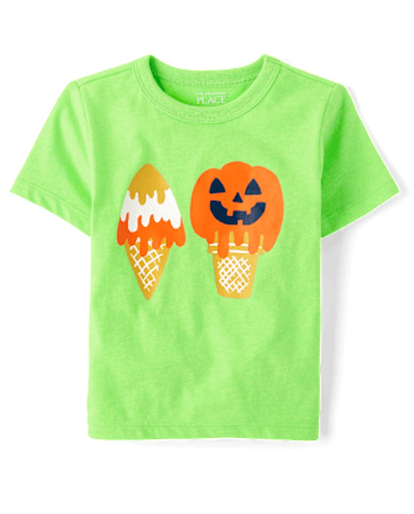 Baby And Toddler Boys Summerween Ice Cream Graphic Tee