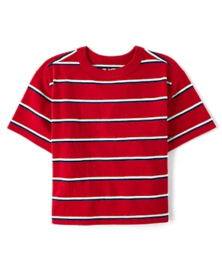 Kids Striped Relaxed Top