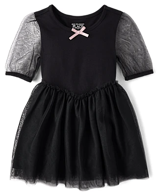 Baby And Toddler Girls V Waist Tutu Dress