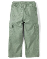 Baby And Toddler Girls Garment Dyed Baggy Cargo Pants