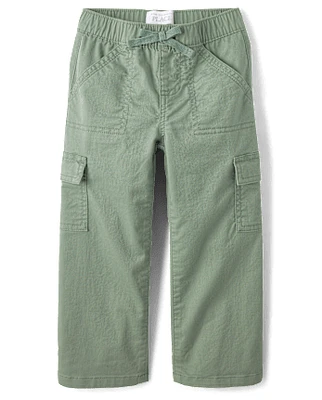 Baby And Toddler Girls Garment Dyed Baggy Cargo Pants
