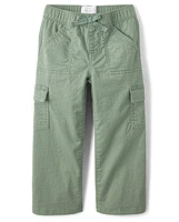 Baby And Toddler Girls Garment Dyed Baggy Cargo Pants