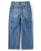 Jean cargo baggy pour fille
