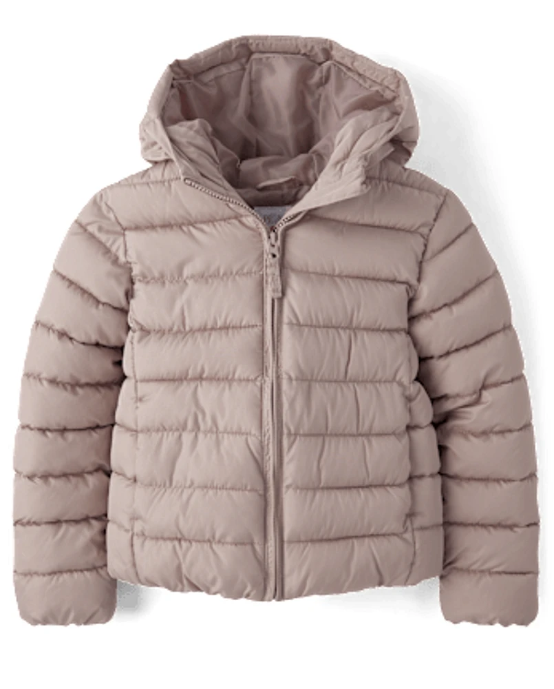 Girls Hooded Puffer Jacket