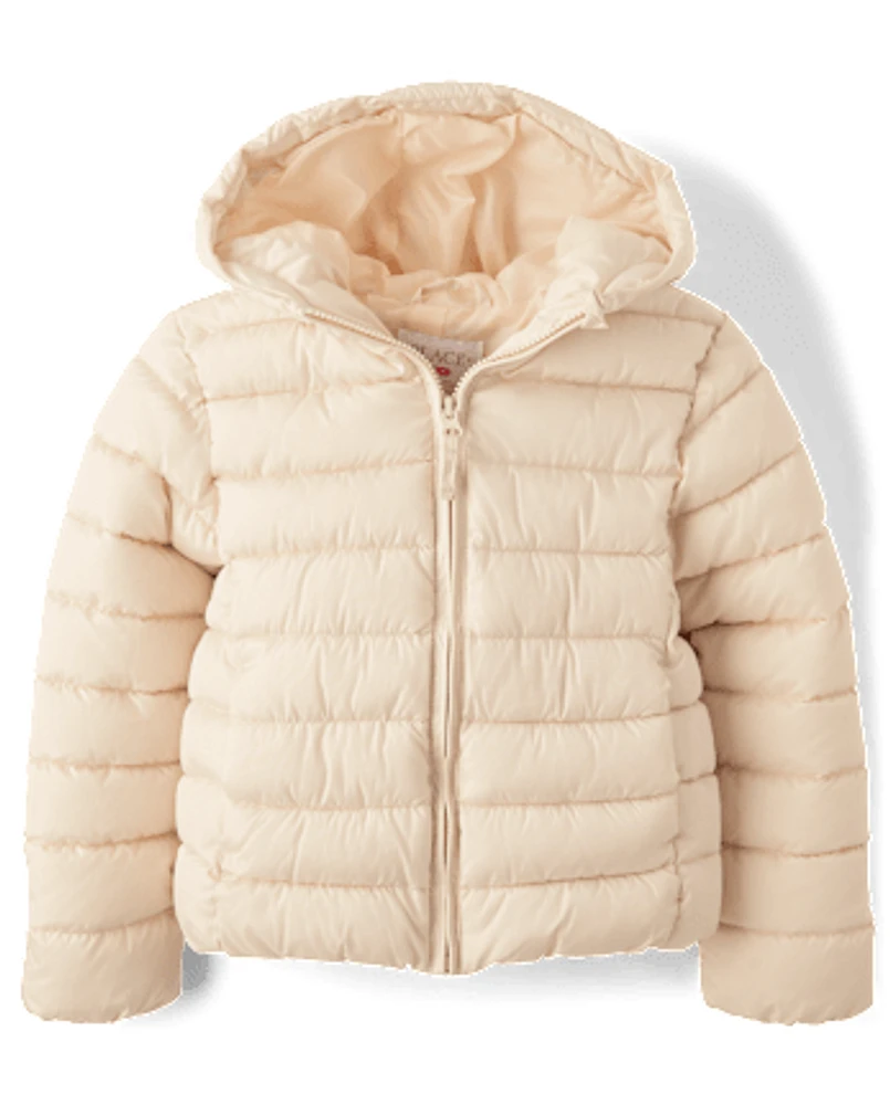 Girls Hooded Puffer Jacket