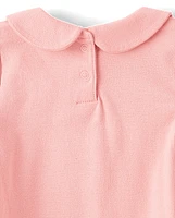 Baby Girls Peter Pan Bodysuit 4-Pack