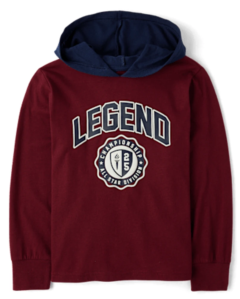 Boys Varsity Hooded Top