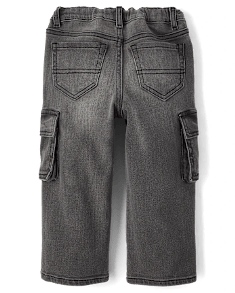 Baby And Toddler Baggy Cargo Jeans