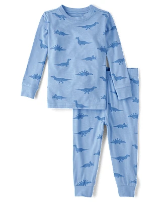 Baby And Toddler Boys Dino Pajamas - Super Soft