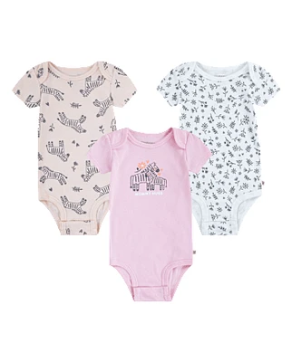 Baby Girls Huggies™ Zebra Bodysuit 3-Pack