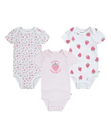 Baby Girls Huggies™ Strawberry Bodysuit 3-Pack