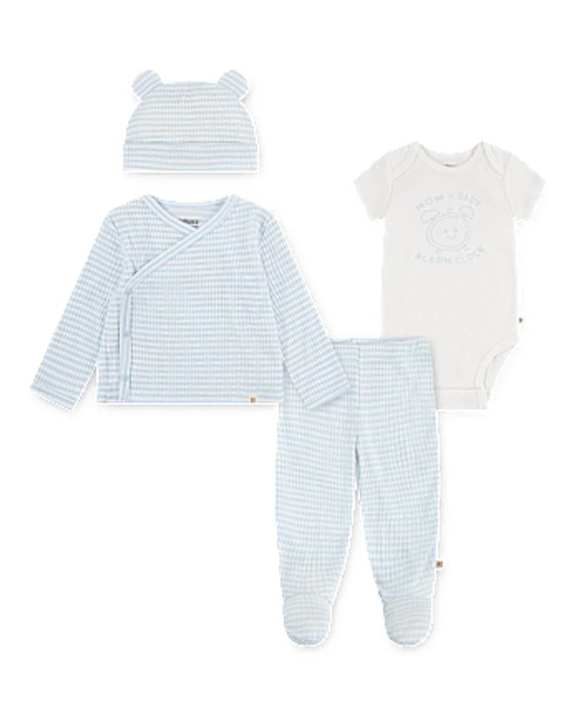 Baby Boys Huggies™ Gingham 4-Piece Take Me Home Set