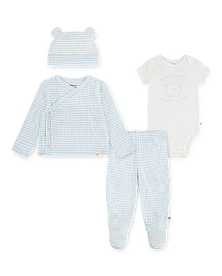 Baby Boys Huggies™ Gingham 4-Piece Take Me Home Set