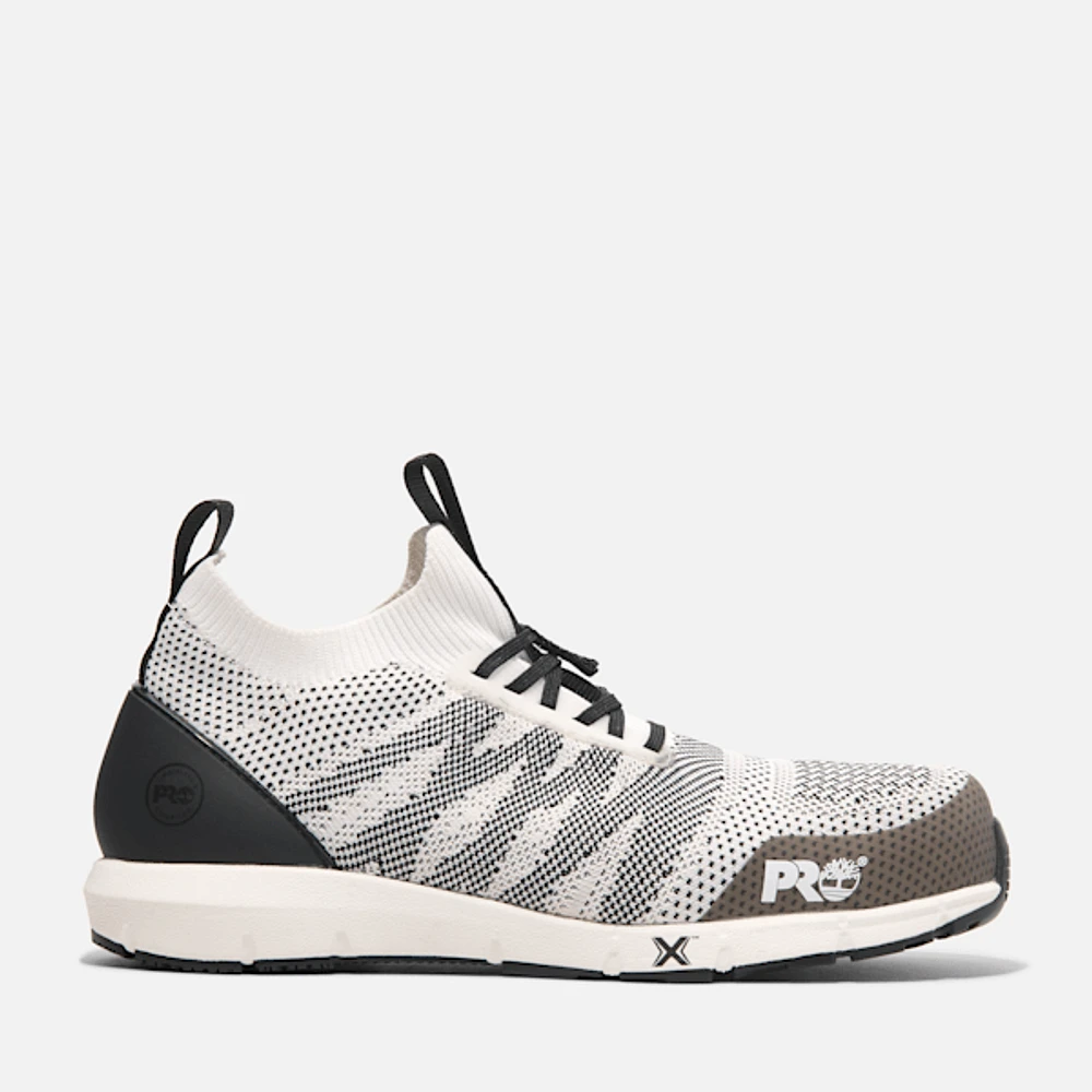 Men's Radius Knit Comp-Toe Slip-On Work Sneaker