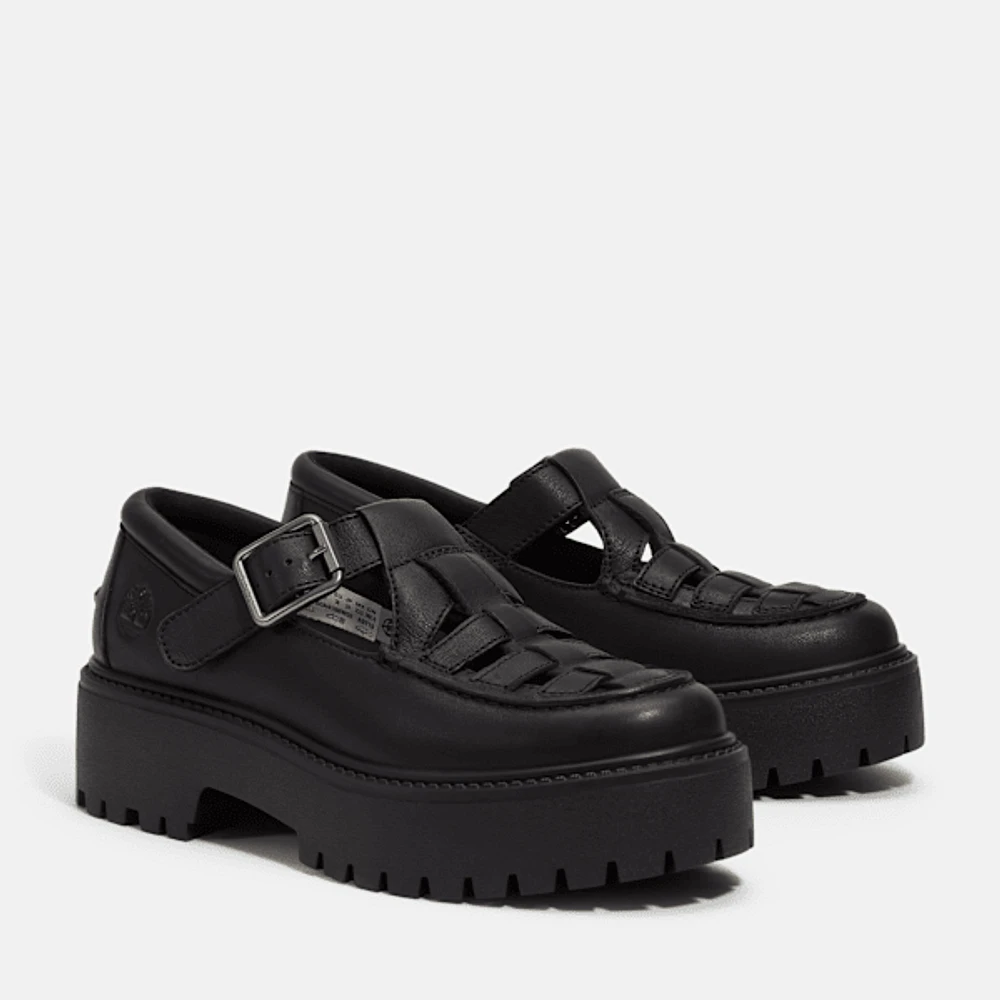 Women's Stone Street Platform Buckle Shoe