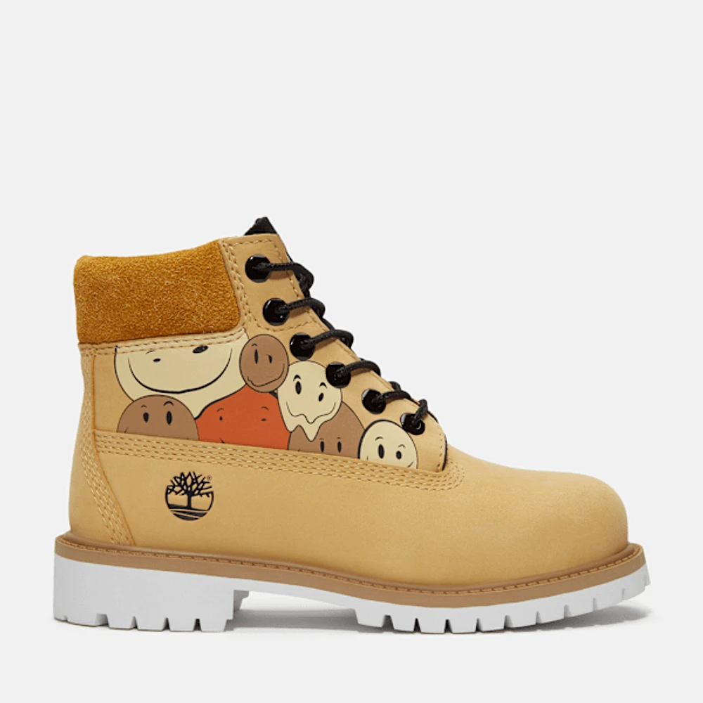 Junior Timberland® "Shades of Happiness" Premium 6-Inch Waterproof Boot
