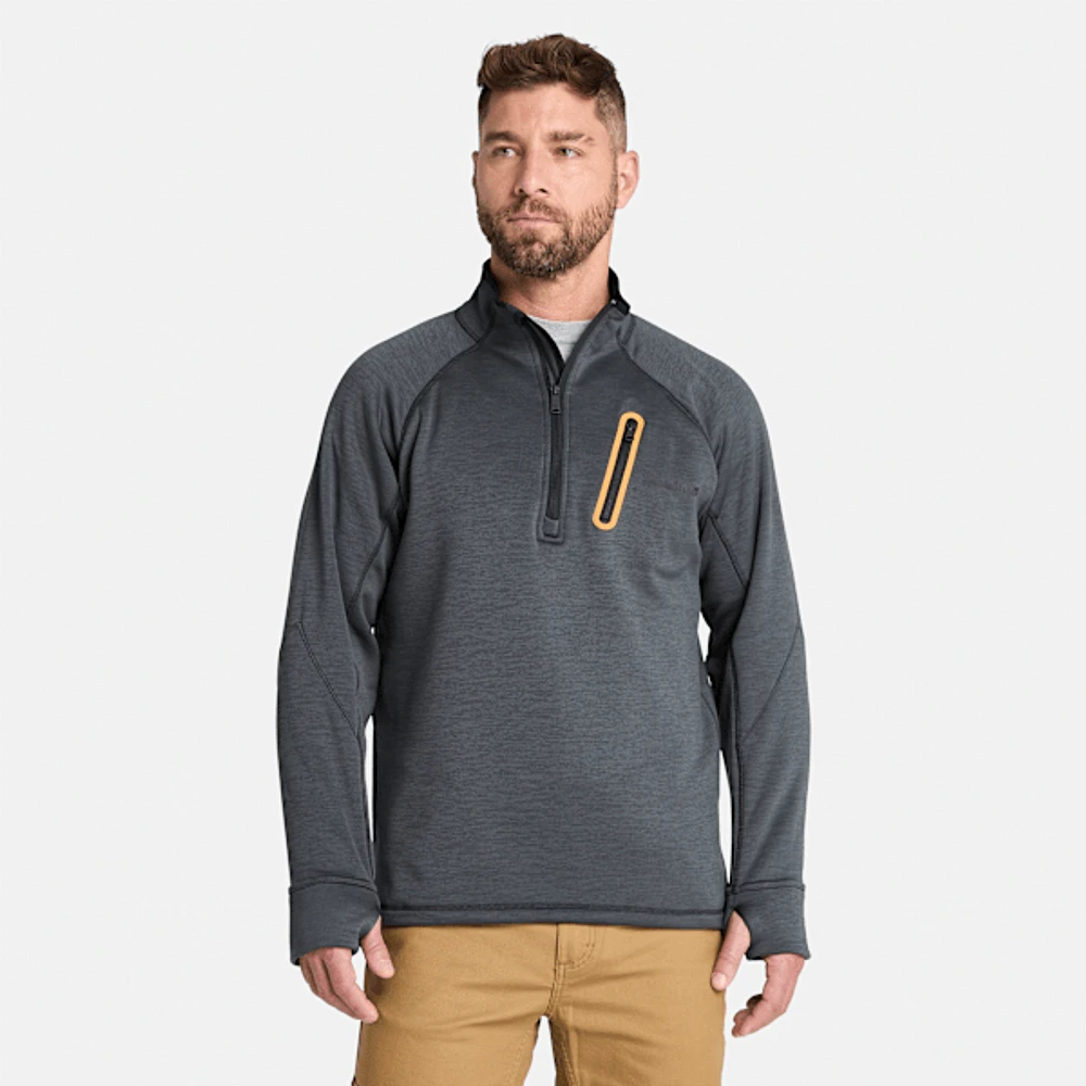 Men's Timberland PRO® Reaxion Quarter-Zip Athletic-Fit Fleece Jacket