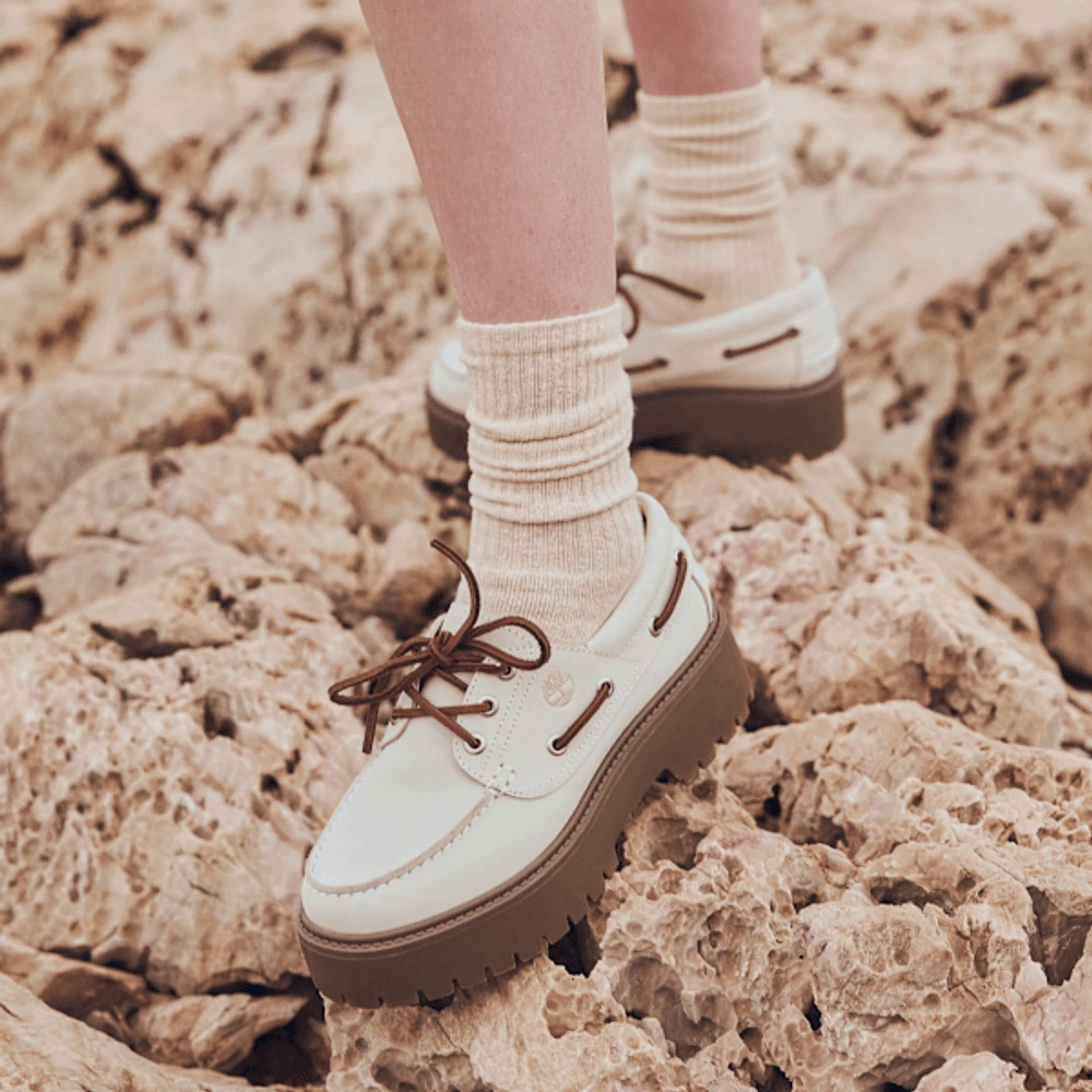 Women's Stone Street Platform Boat Shoe