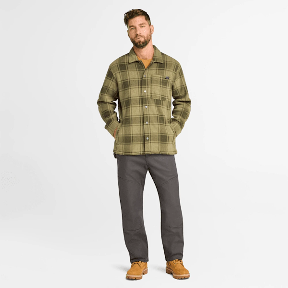 Men's Timberland PRO® Gritman Check Heavyweight Fleece Shirt