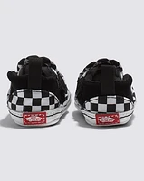 Infant Slip-On V Checkerboard Crib Shoe