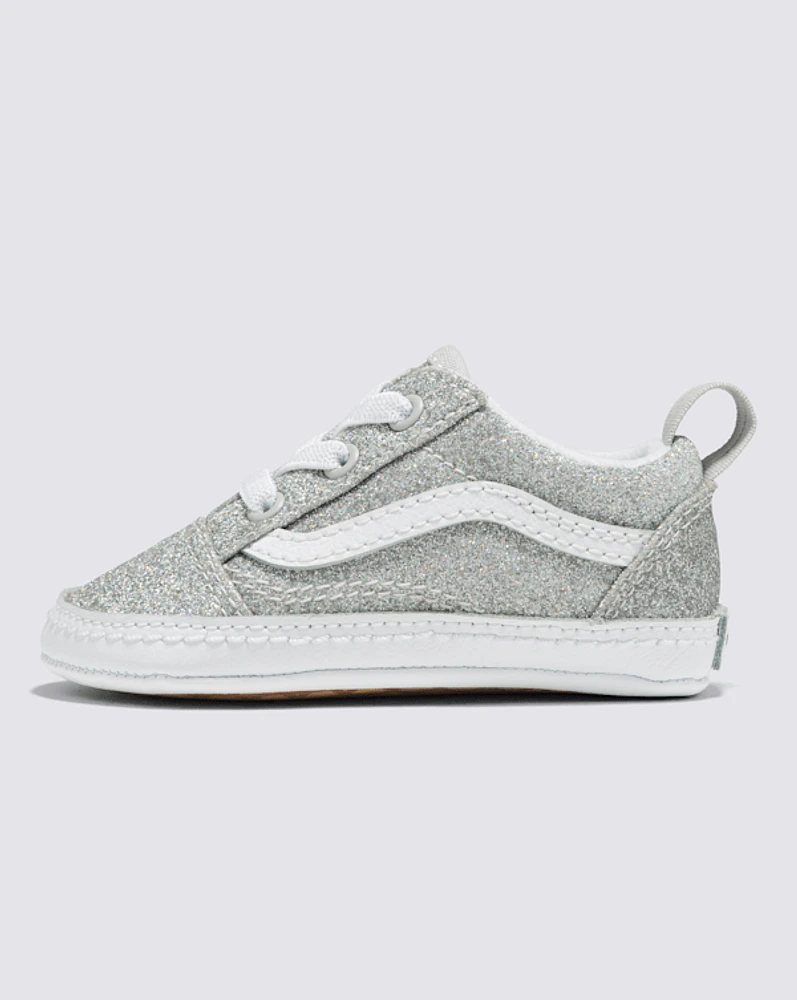 Infant Old Skool Crib Glitter Shoe
