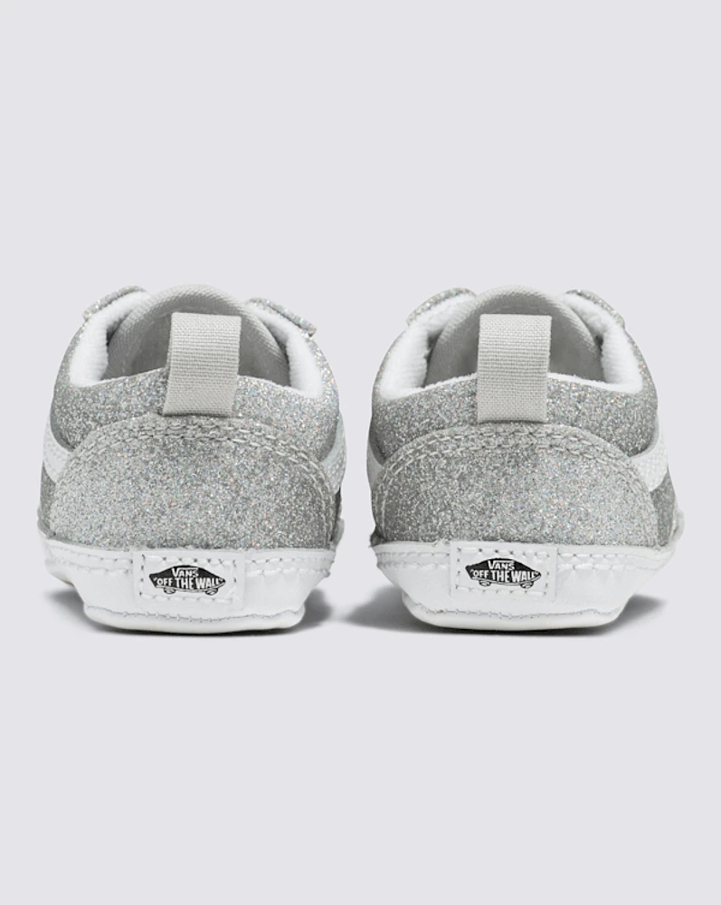 Infant Old Skool Crib Glitter Shoe