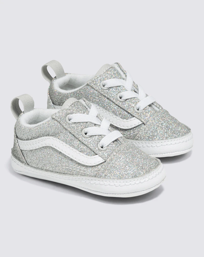 Infant Old Skool Crib Glitter Shoe