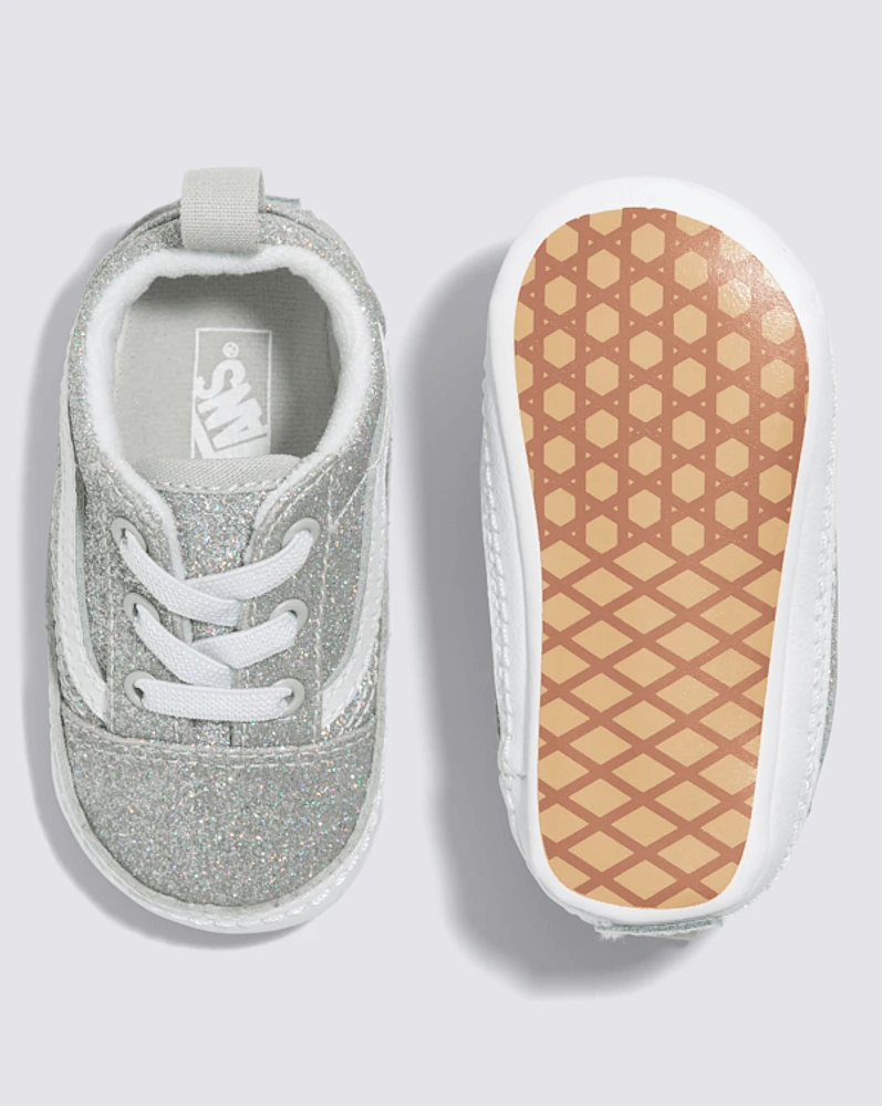 Infant Old Skool Crib Glitter Shoe