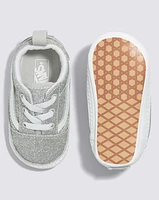 Infant Old Skool Crib Glitter Shoe