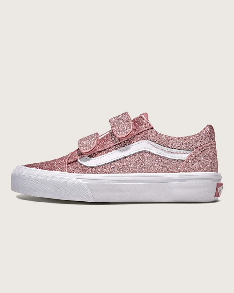 Little Kids Old Skool V Glitter Shoe