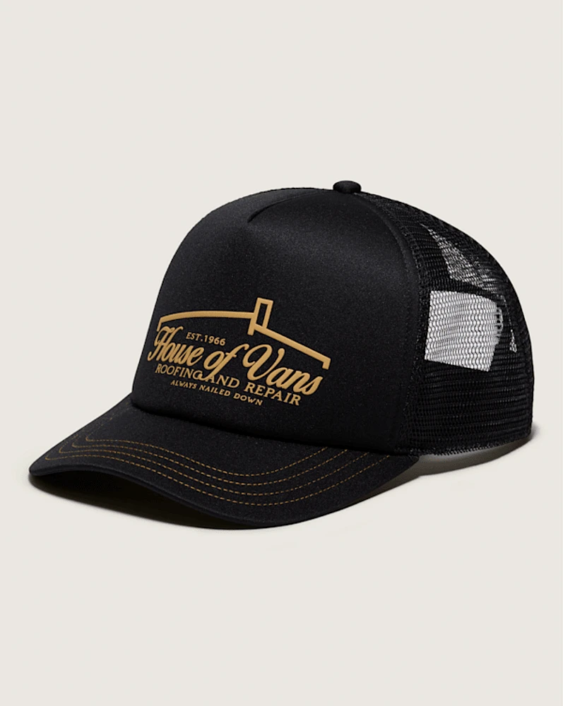 Roof Curved Bill Trucker Hat